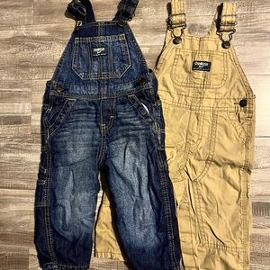 12 month overalls, Jean & khaki